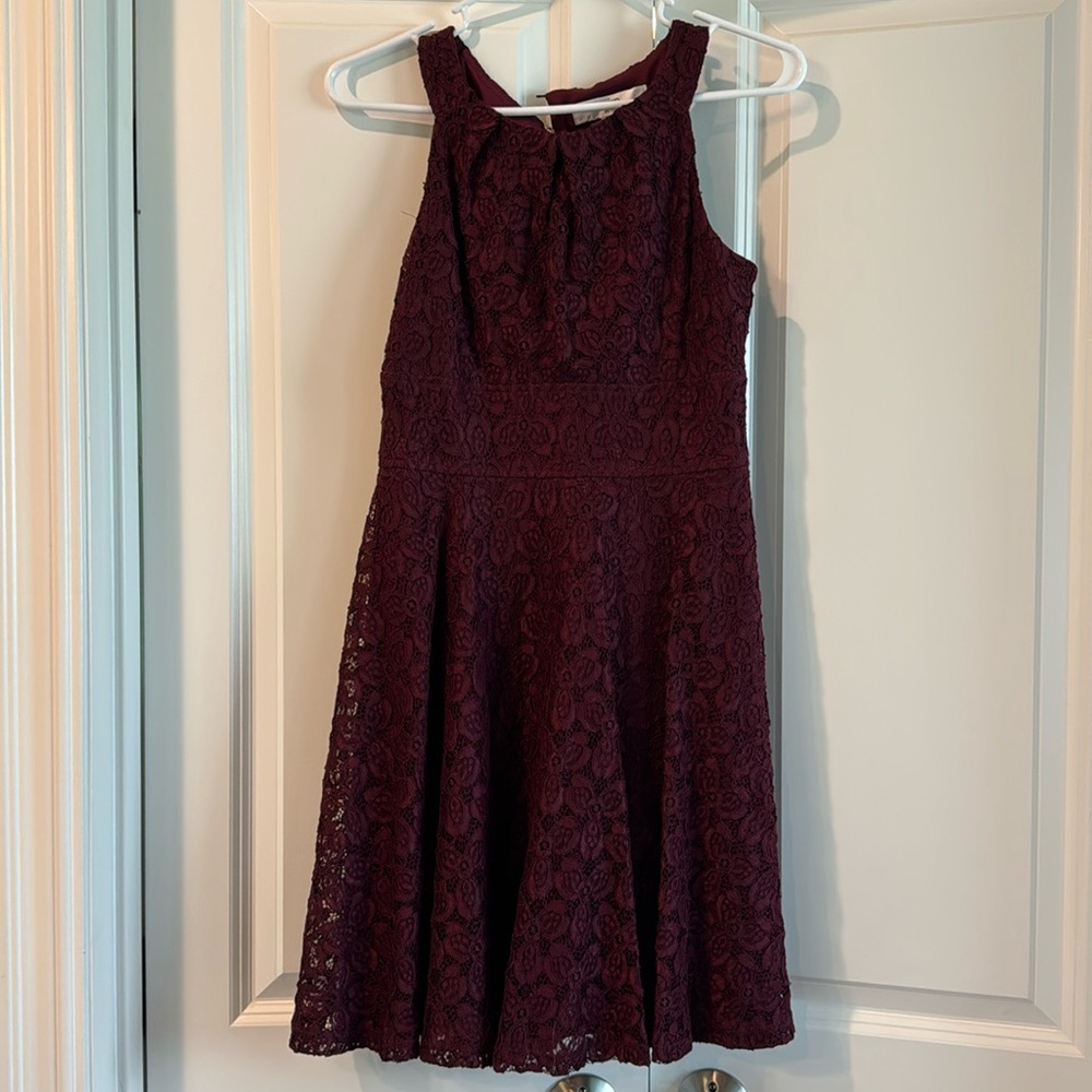 Cocktail Dress in Wine Color
